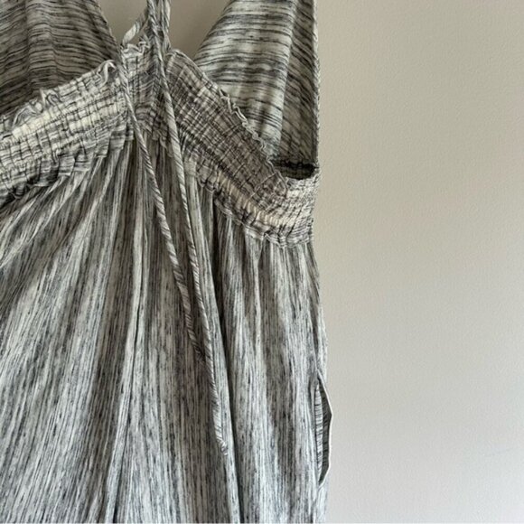 Free People Beach Malibu Grey Boho Jumpsuit sz S - Picture 3 of 8